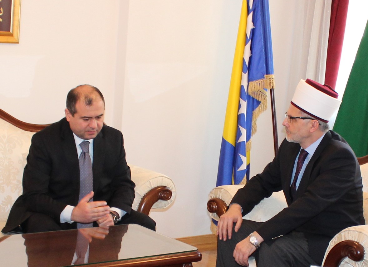 Muftija sarajevski primio savjetnika u Diplomatskom predstavništvu  Azerbejdžana u BiH