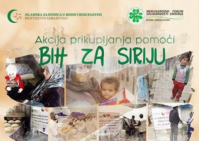 Humanitarna akcija ”BiH za Siriju” će trajati do 06. oktobra 2017.