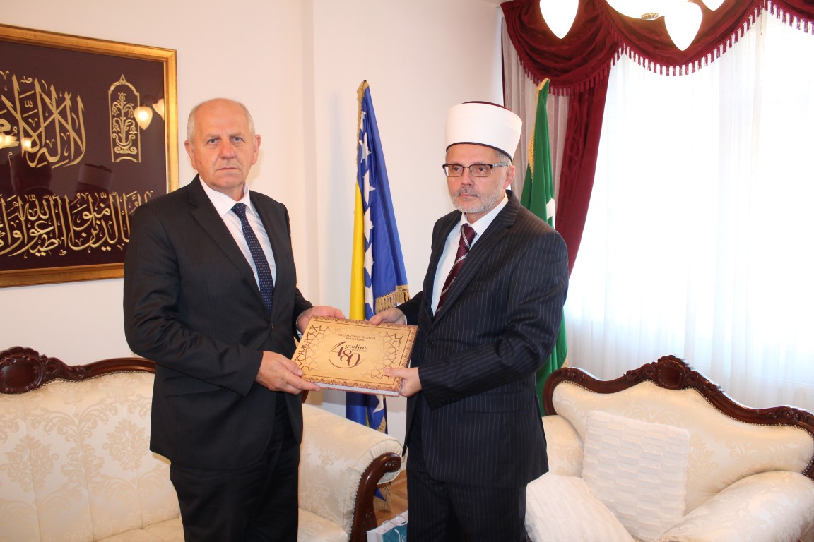 Muftija sarajevski primio direktora Gazi Husrev-begove biblioteke