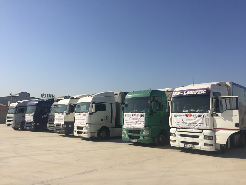 Humanitarni konvoj „BiH za narod Sirije“ stigao u Rejhanli