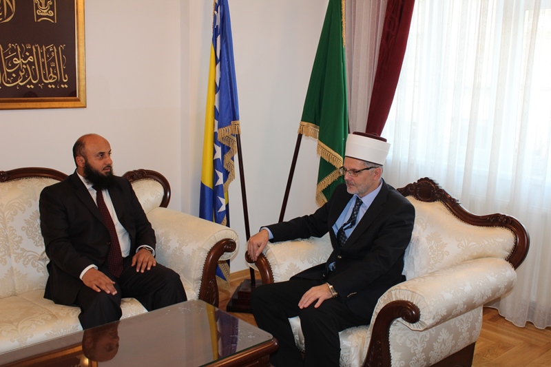 Muftiju sarajevskog posjetio Abdulmedžid El-Gajs, ataše za vjerske poslove pri Ambasadi Kraljevine Saudijske Arabije