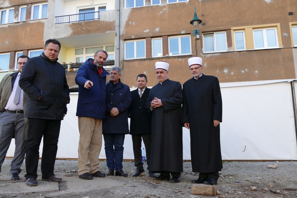 Reisu-l-ulema posjetio lokalitet Kalin hadži Alijine džamije u Sarajevu