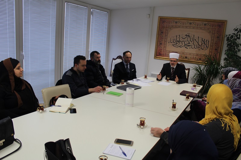 Radni sastanak muftije sarajevskog s predsjednicima aktiva Islamske vjeronauke s područja Muftiluka sarajevskog
