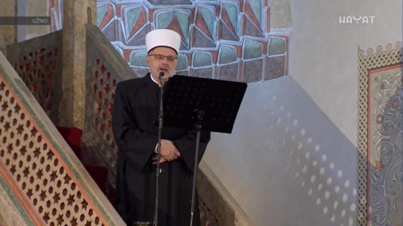 Hutba zamjenika reisu-l-uleme dr. Enesa ef. Ljevakovića u Gazi Husrev-begovoj džamiji