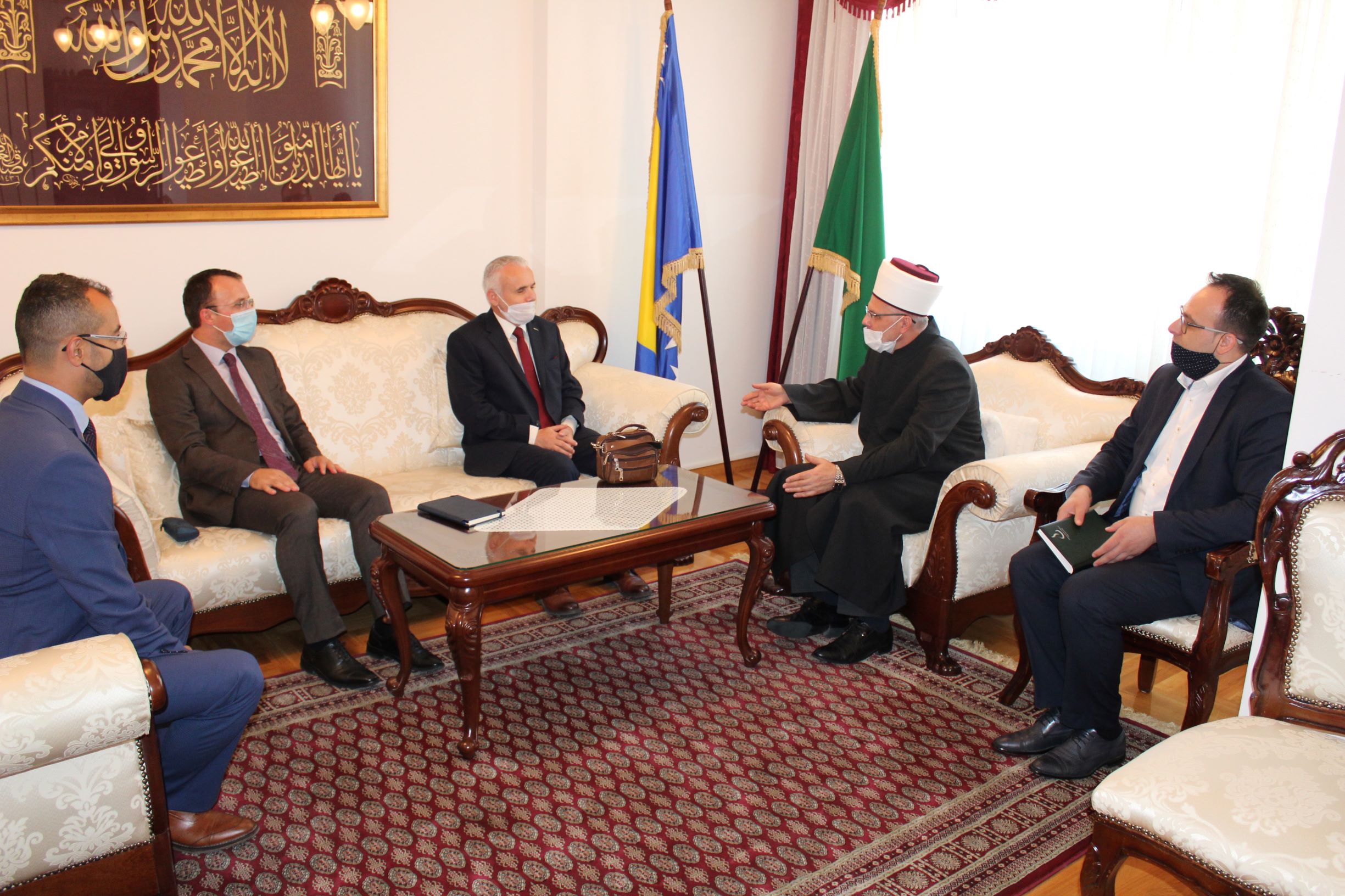 Muftija sarajevski primio u službenu posjetu atašea za vjerske poslove pri Ambasadi Republike Turske