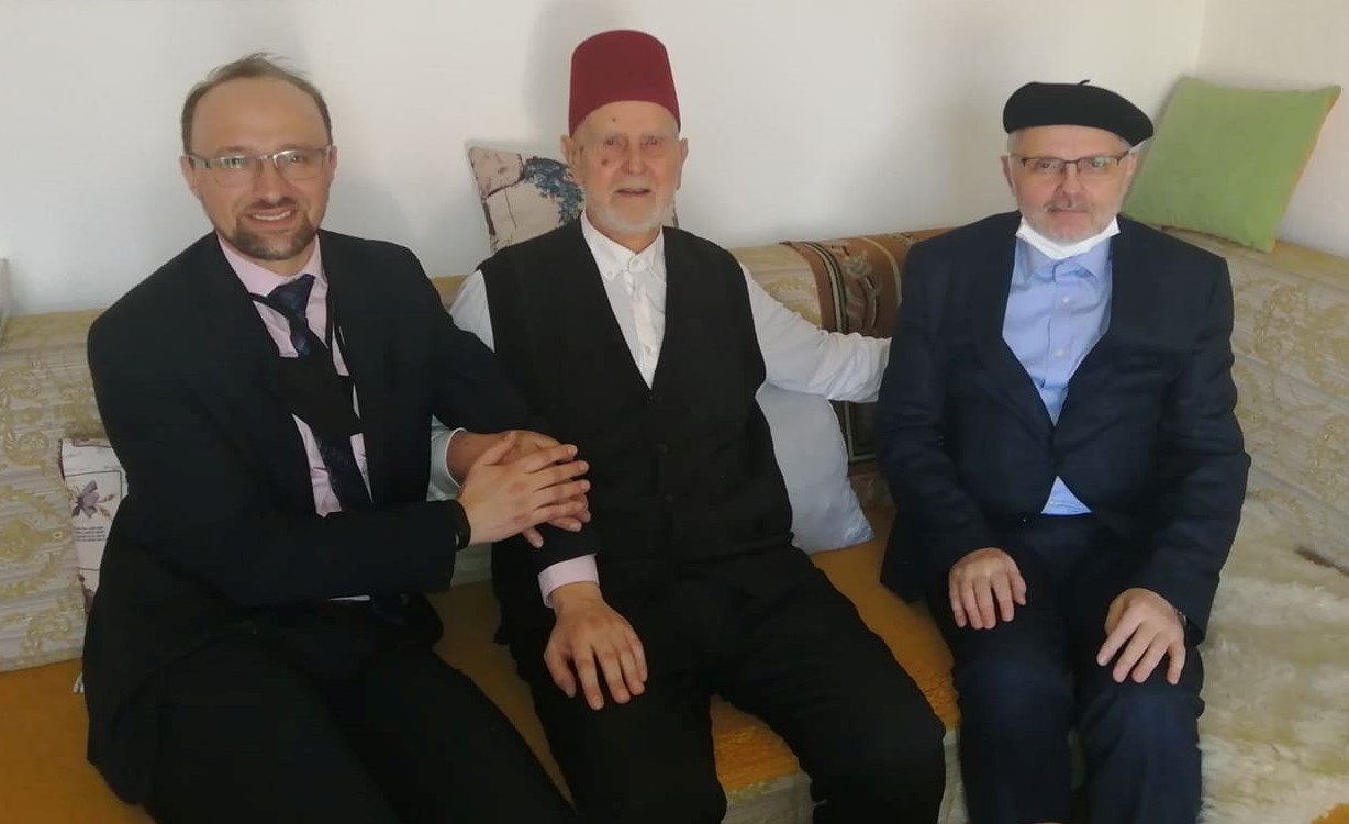 Muftija sarajevski u posjeti jednom od najstarijih penzionisanih imama, šejh hfz. Žolja Zilki