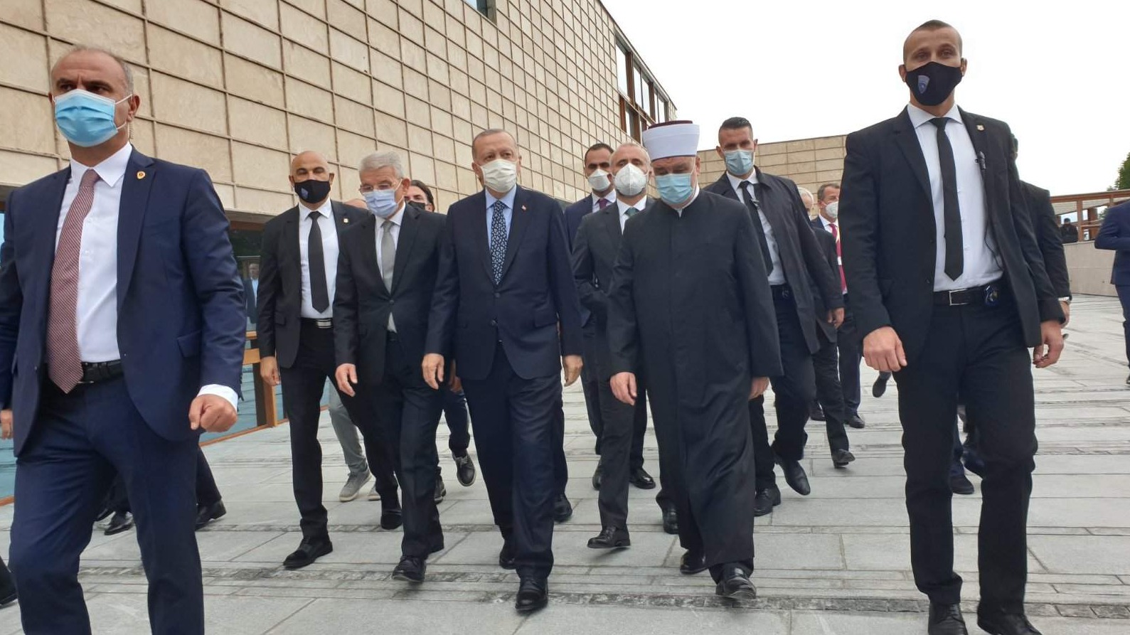 Predsjednik Erdogan i reisu-l-ulema Kavazović obišli Upravnu zgradu Rijaseta na Kovačima