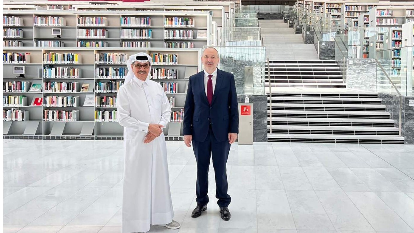 Doha: Susret muftije sarajevskog i predsjednika Nacionalne biblioteke Države Katar