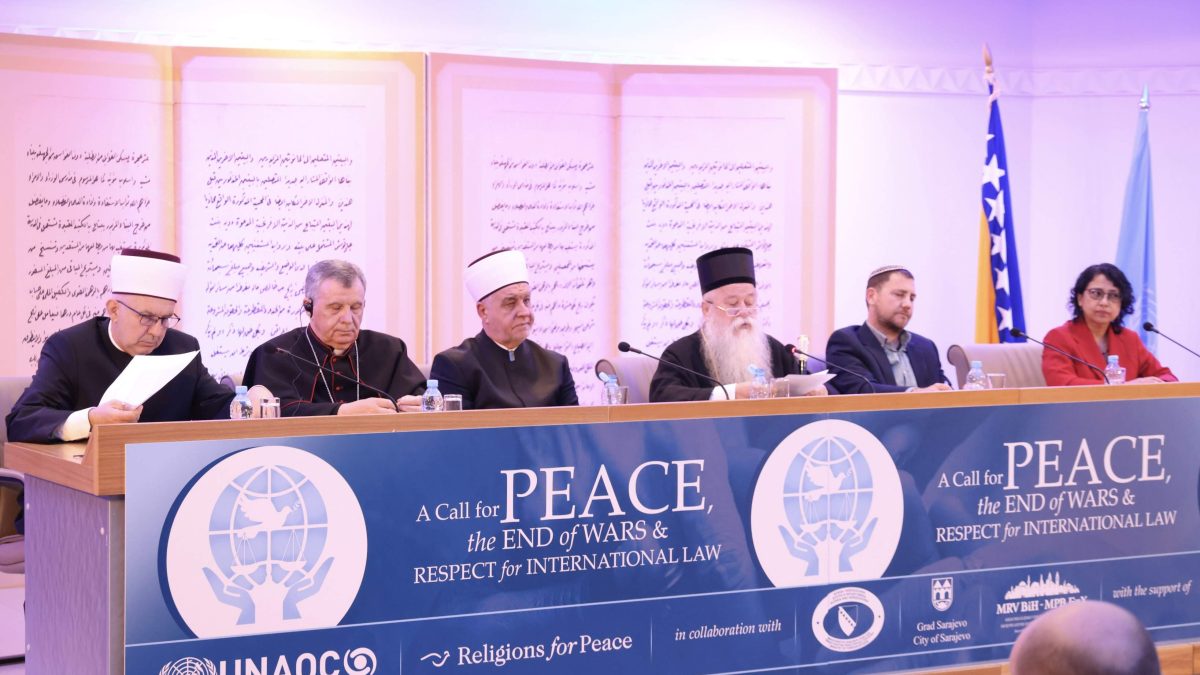Sarajevo: Lideri vjerskih zajednica Bosne i Hercegovine pozvali na mir i međusobnu toleranciju