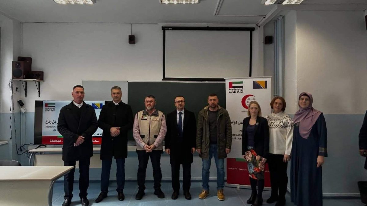 Emiratski Crveni polumjesec opremio kabinet u O.š. “Vareš”