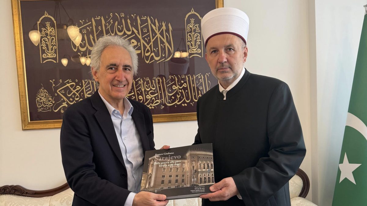 Muftiju sarajevskog posjetio talijanski novinar Franco Giuliano