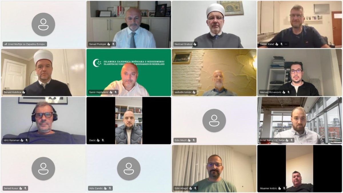 Muftija Nedžad-ef. Grabus predstavio program kandidature za reisul-ulemu članovima izbornog okruga Zapadne Evrope